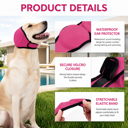 Sudadera con Capucha Canceladora de Ruido para Perros